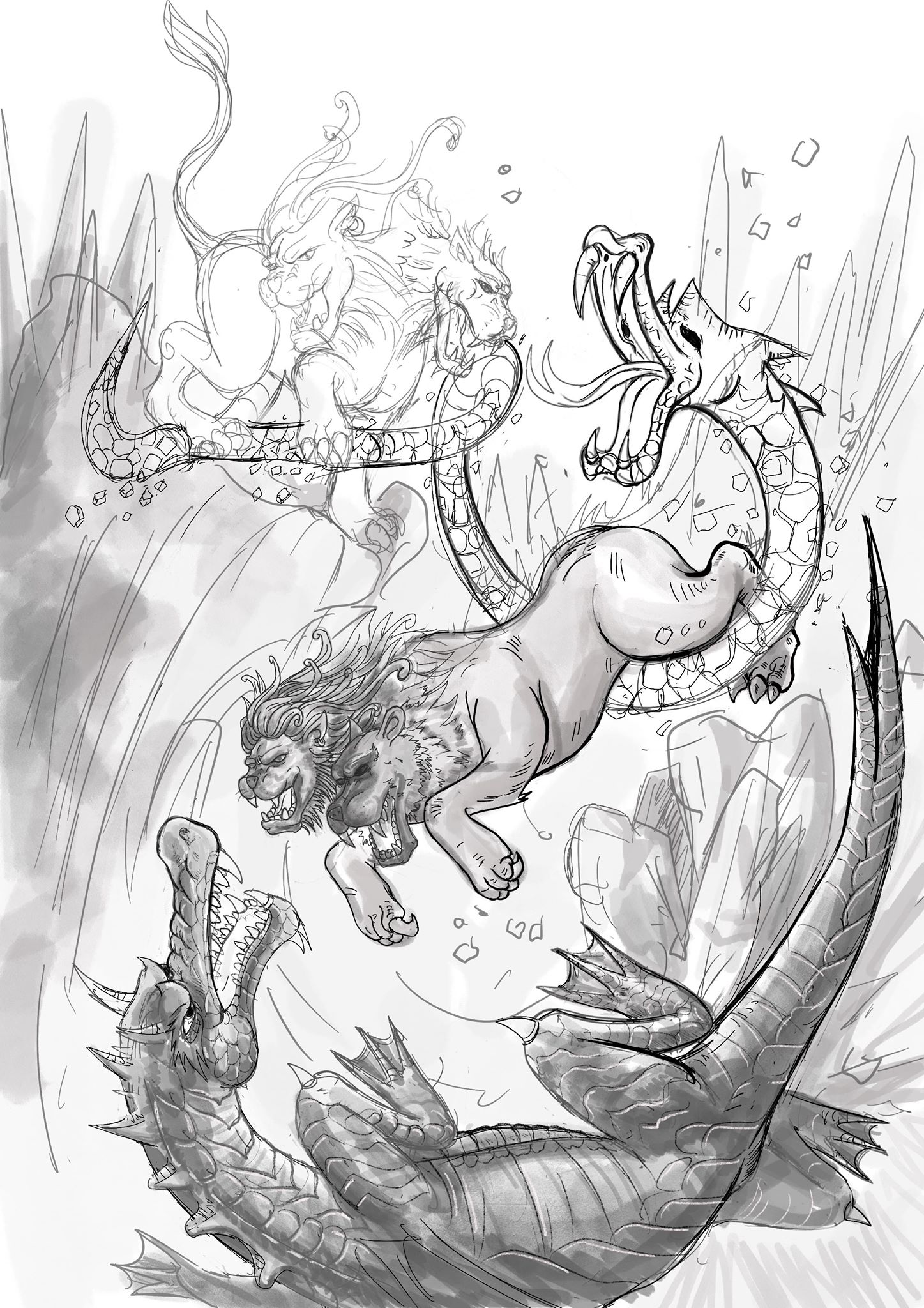 Croquis de préparation