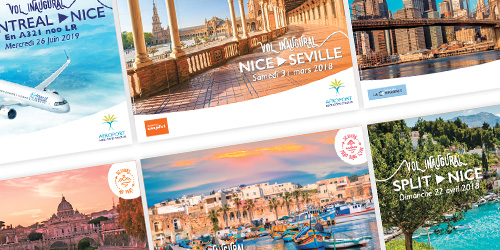 PLV - Panneaux de wecome to Nice