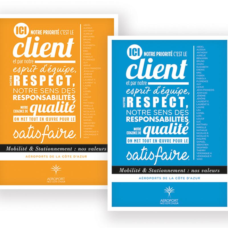 Les valeurs aéroport