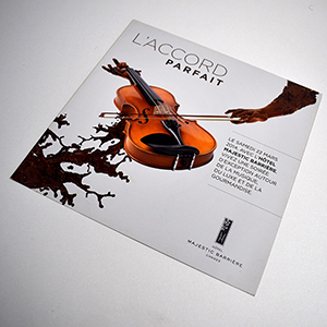 Flyer pour la Soirée Accord Parfait : Soirée sous le thème de la musique classique et du chocolat
