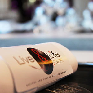 Serviette Live and Life Caffè