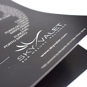 Création de brochure pour Sky Valet